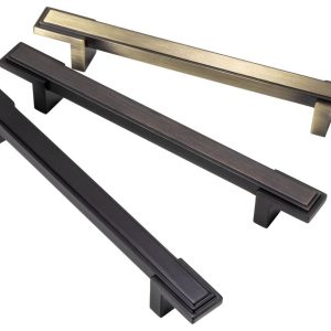Häfele Möbelgriff ACCRA aus Metall, BA 160 mm, bronzefarben geölt