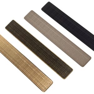 Häfele Möbelgriff NAGOYA aus Metall, BA 128 & 160 mm, vermessingt poliert