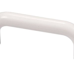 Häfele Möbelgriff H10138 Bügelgriff Bohrabstand 64 mm Kunststoff weiß