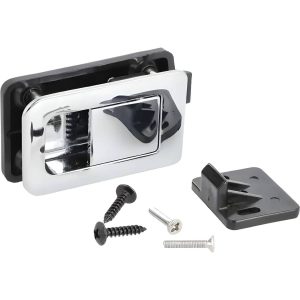 Siso Fallenschloss WAGON mit PULL-Latch, Plattenstärke 12 – 14 mm Chrom poliert