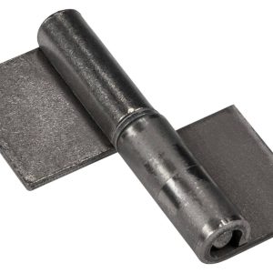 Gedotec Bandrolle FLÜGEL aus Stahl zum Anschweißen Stärke 3 mm Tragkraft 30 kg, 80 x 35 mm – Anschlag: rechts