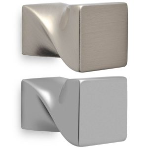 Mital Möbelknopf CARLO aus Metall, 20 x 20 mm, Chrom poliert