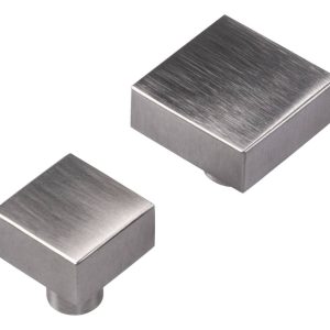 Häfele Möbelknopf SONJA aus Edelstahl eckig, 32 x 32 mm