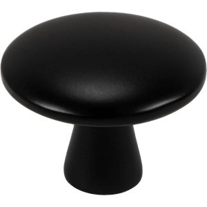 Häfele Möbelknopf VALLI Metall rund Ø 30 mm, Schwarz matt