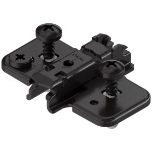 Blum Clip Top Kreuzmontageplatte ONYX mit Schrauben und Spreizdübeln, 3mm