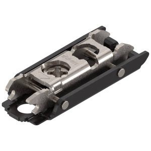 Blum Clip Top Montageplatte & Frontbefestigung ONYX schwarz, 0 mm