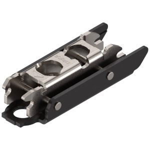 Blum Clip Top Montageplatte & Frontbefestigung ONYX schwarz, 3 mm