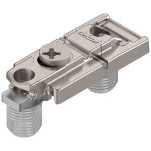Blum Clip Top Montageplatte zum Einpressen mit 10 mm Dübeln, Clip-Montageplatte 0mm