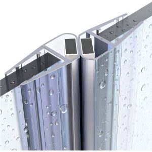 Rehau Magnetdichtung für Duschtüren mit Glasstärke 6 – 8 mm, 180°, 1000 mm