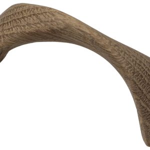 Häfele Möbelgriff TWIST aus Holz, Griff Eiche natur, 80x32mm