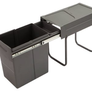Häfele Abfalleimer M30 ausziehbar für Korpusbreite 300 mm, 1 x 20l