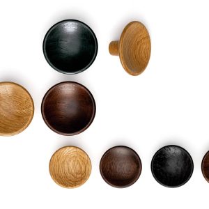 Viefe Möbelknopf DISC aus Holz, Eiche – Durchmesser 38 mm