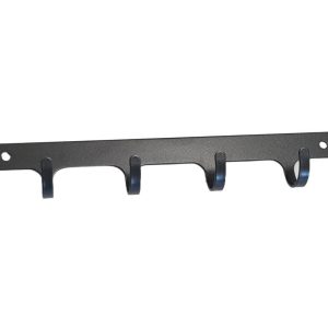Häfele Hakenleiste LIBELL aus Stahl anthrazit, 6 Haken 360 x 44 x 54 mm