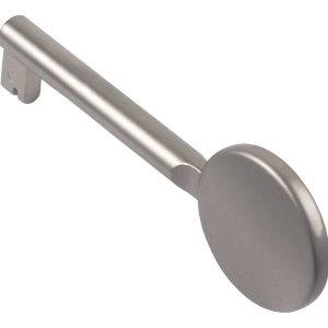 Häfele Möbelschlüssel PUCCINI 65 x 6 mm silber matt