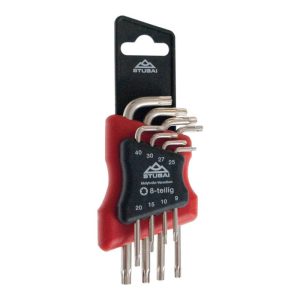 Stubai Stiftschlüsselsatz aus Stahl TORX, TX 9 – 40