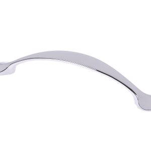 Möbelgriff GR10004 Bogengriff chrom poliert Bohrabstand 128 mm