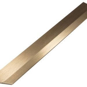Viefe Griffleiste VANN aus Aluminium, 256 mm – Messing dunkel gebürstet