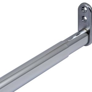 Gedotec Schrankrohr TELE-MAGIC aus Stahl verstellbar, 500 – 700 mm – Chrom poliert