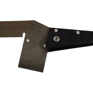 Stubai Schieferdeckerhammer monolithisch aus Stahl mit Ledergriff, 640 Gramm, Spitzenschutz aus Leder