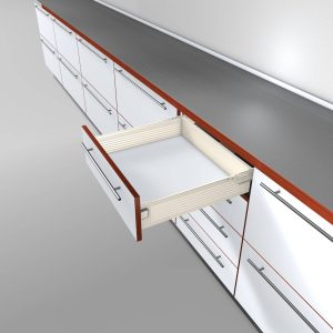 BLUM Metabox K Zarge 320 Schraubversion Teilauszug Zargenhöhe 118 mm, 550 mm