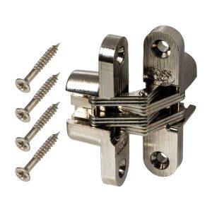 Soss Türband aus Metall für unsichtbaren Anschlag, vernickelt Holzdicke 19 – 25 mm