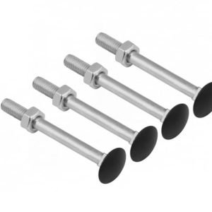Domax Torbandschraube aus Stahl schwarz, M6 oder M8, 4-Stück-Set, M6 x 60 mm