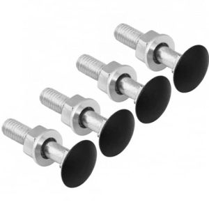 Domax Torbandschraube aus Stahl schwarz, M6 oder M8, 4-Stück-Set, M8 x 40 mm