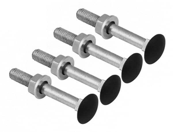 Domax Torbandschraube aus Stahl schwarz, M6 oder M8, 4-Stück-Set, M8 x 60 mm