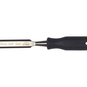 Stubai Stemmeisen mit schwarzem Kunststoffgriff, 4 mm