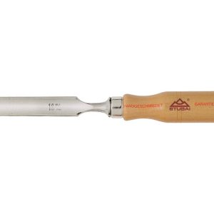 Stubai Hohleisen aus Stahl mit Holzgriff, 30 mm