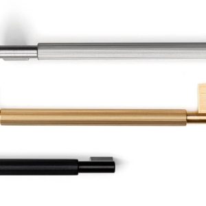 Viefe Möbelgriff ARPA aus Aluminium, 192 mm – Schwarz gebürstet