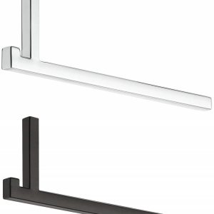Häfele Garderobenbügel H9066 Garderobenstange 230 mm, Schwarz matt