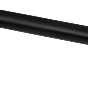 Gedotec Möbelgriff LEILA BLACK Bügelgriff Edelstahl Schrankgriff schwarz matt, Bohrabstand 256 mm