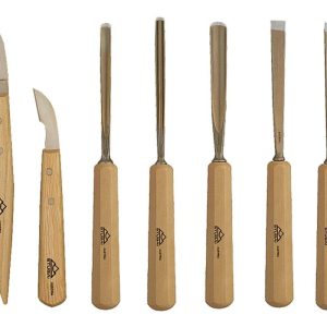 Stubai Schnitzersatz 7 – 14 teilig mit Holzgriff, 7-teilig