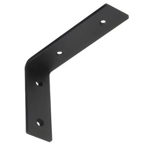 Gedotec Regalwinkel WOLF aus Stahl schwarz, Tragkraft 40 kg, 159 x 108 x 40 x 6 mm