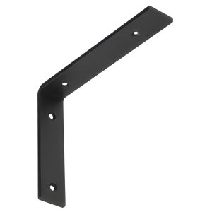 Gedotec Regalwinkel WOLF aus Stahl schwarz, Tragkraft 40 kg, 209 x 159 x 40 x 6 mm
