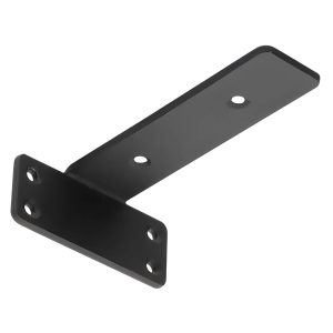 Gedotec Regalwinkel USE aus Stahl schwarz, Tragkraft 50 kg, 150 x 100 x 40 x 5 mm