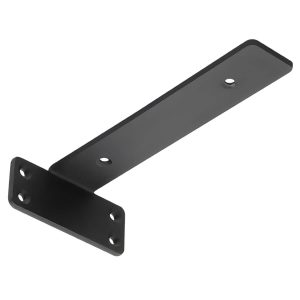 Gedotec Regalwinkel USE aus Stahl schwarz, Tragkraft 50 kg, 200 x 100 x 40 x 5 mm