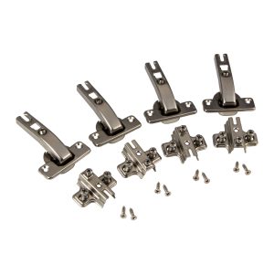 Gedotec Stollenscharnier Set 4x Topfscharnier für Stollenanschlag