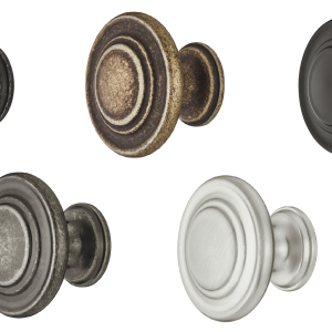 Häfele Möbelknopf rund Antik Ø 34 mm, verzinnt antik