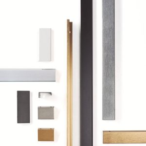 Viefe Griffleiste WAY aus Aluminium, 736 & 368 mm – Schwarz matt