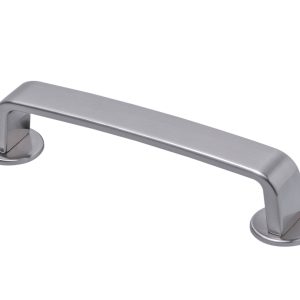Möbelgriff LORE Bügelgriff Edelstahl-Optik Bohrabstand 128 mm