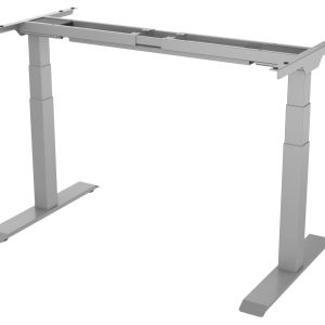 Häfele Tischgestell ECONO elektronisch höhenverstellbar 550-1230 mm, Tragkraft 125 kg, Telegrau RAL 7045