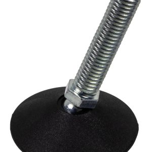 Häfele Verstellschraube mit Kugelgelenk sowie Kunststoff-Fußteller, M10 x 45 mm