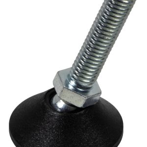 Häfele Verstellschraube mit Kugelgelenk sowie Kunststoff-Fußteller, M8 x 33 mm