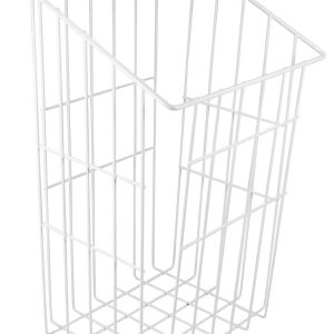 Gedotec Wäschekorb aus Stahl stapelbar weiß, 290 x 240 mm