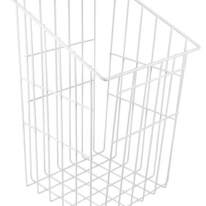 Gedotec Wäschekorb aus Stahl stapelbar weiß, 290 x 270 mm