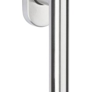Gedotec Fenstergriff aus Edelstahl L-Form, ohne Schließzylinder