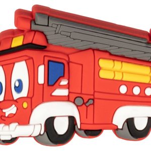 Gedotec Möbelknopf KIZI aus Gummi speichelecht, Feuerwehrauto