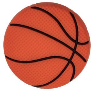 Gedotec Möbelknopf KIZI aus Gummi speichelecht, Basketball